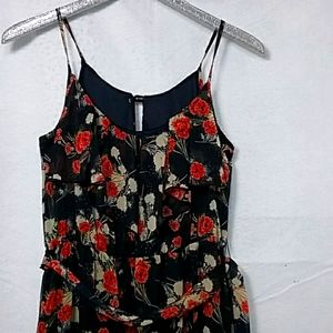 B Darlin women's floral maxi dress size med